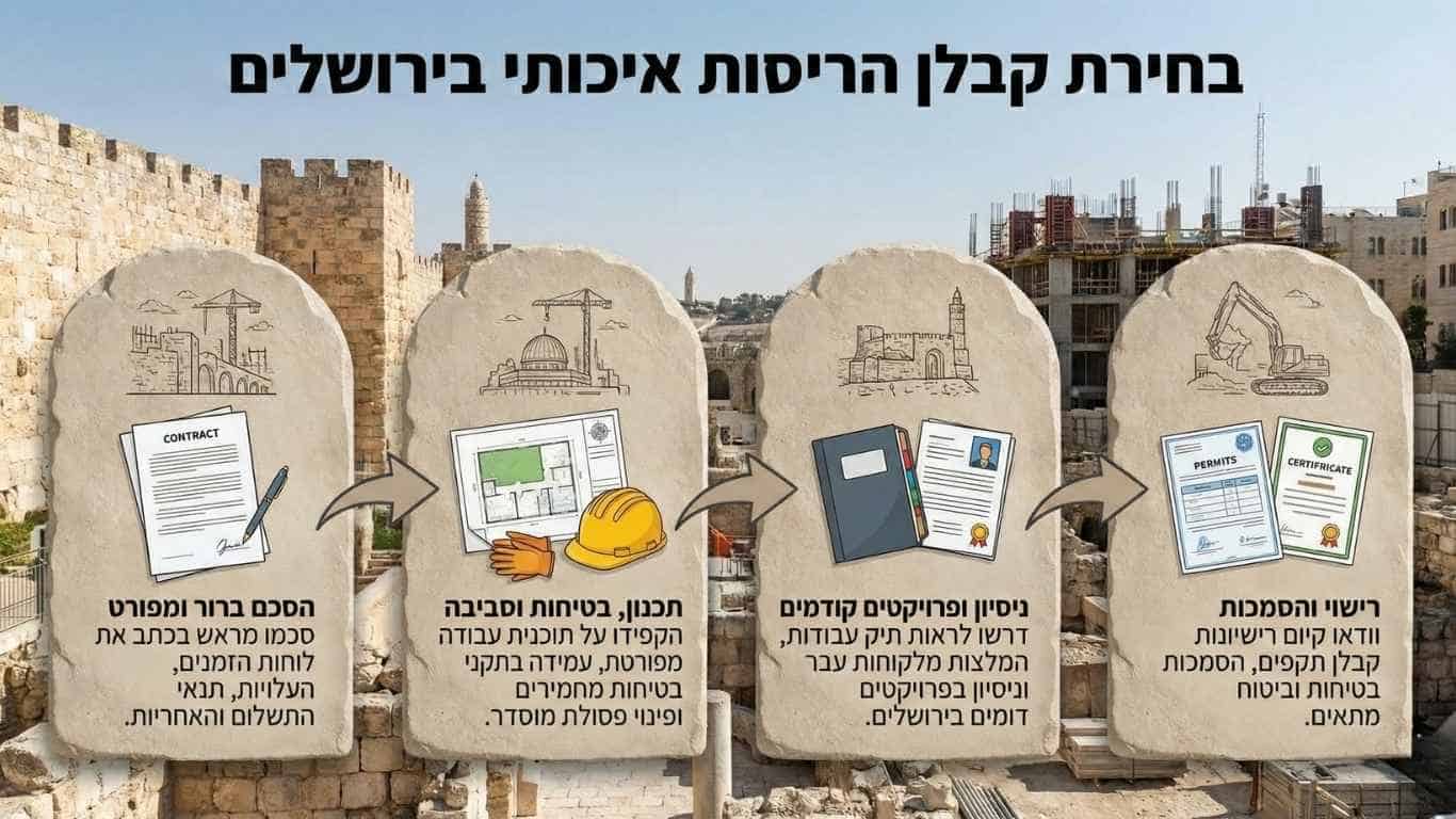 בחירת קבלן הריסות בירושלים