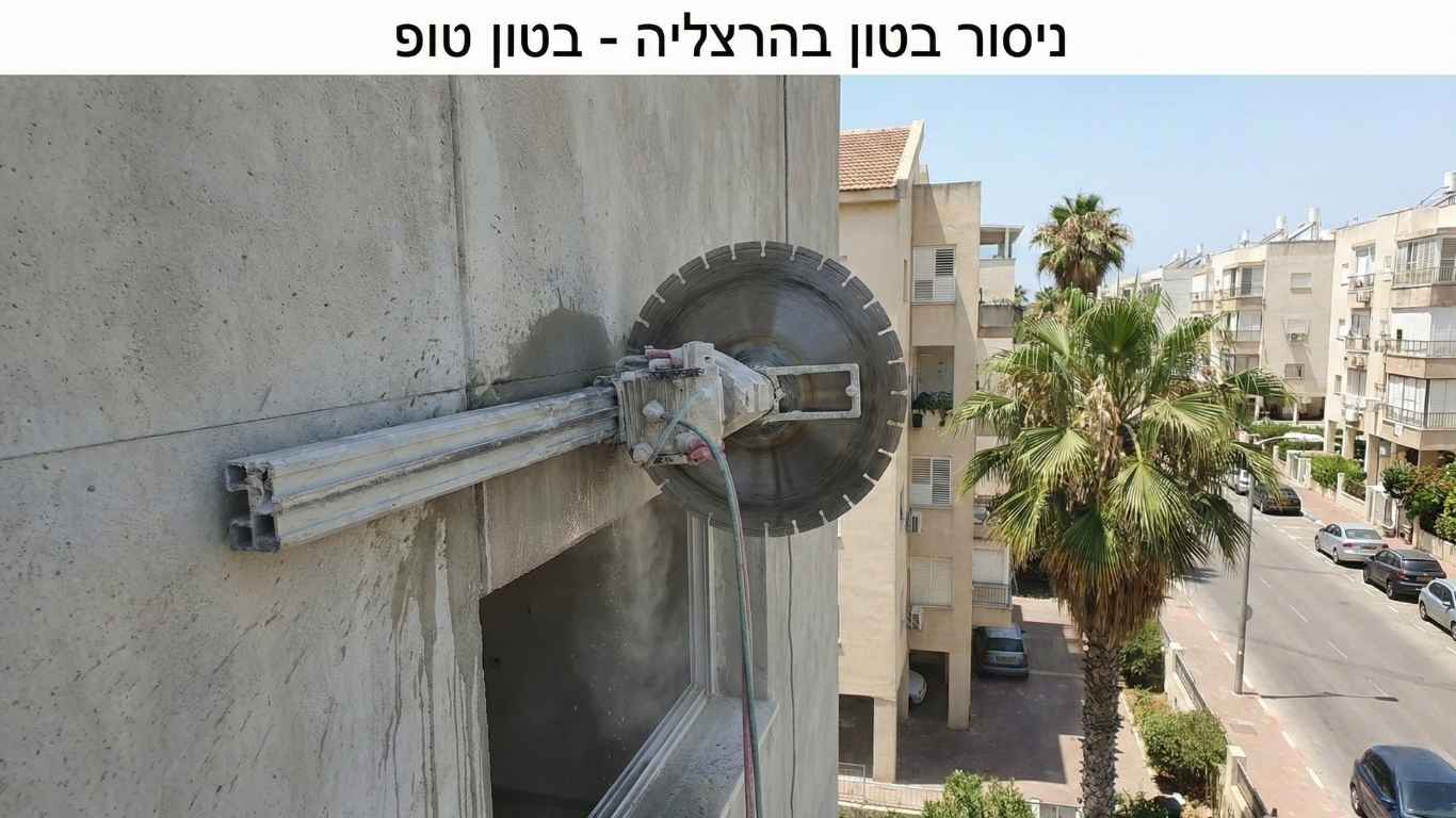 ניסור בטון בהרצליה