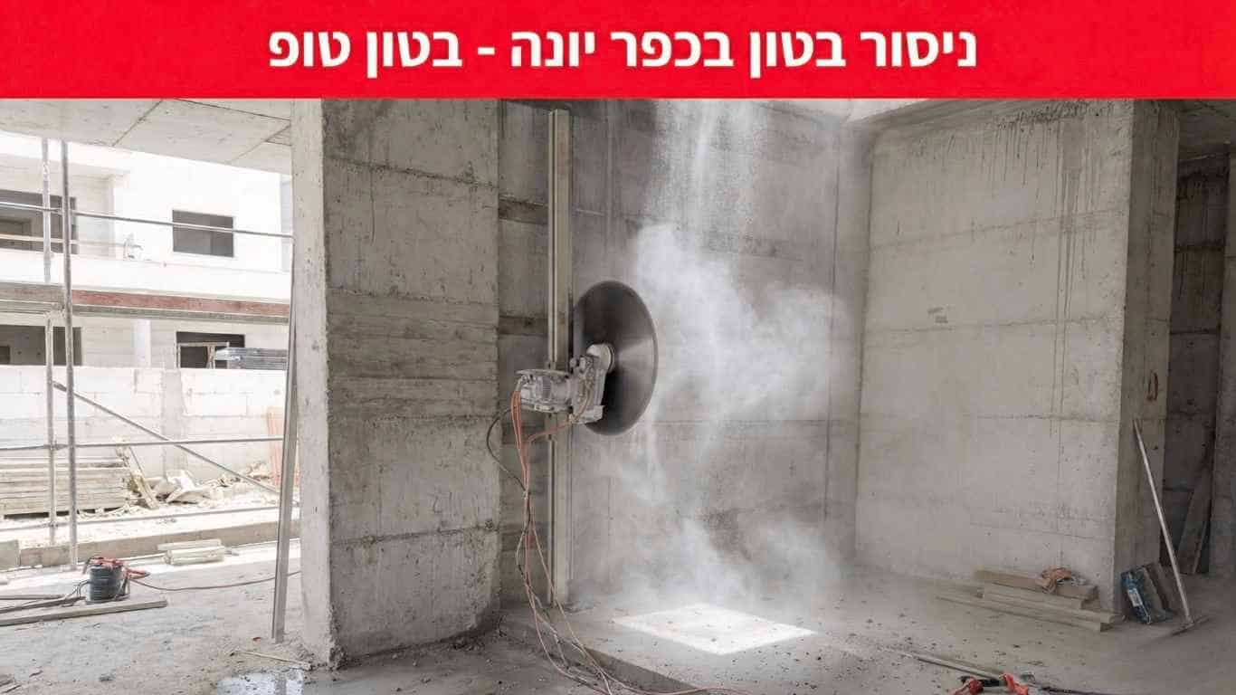 ניסור בטון בכפר יונה