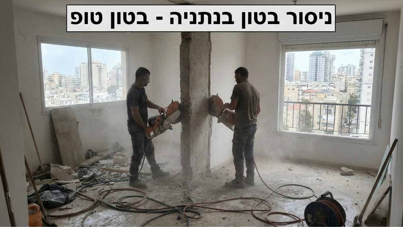 ניסור בטון בנתניה