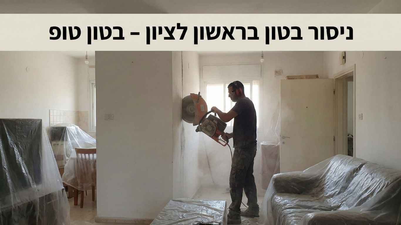 ניסור בטון בראשון לציון