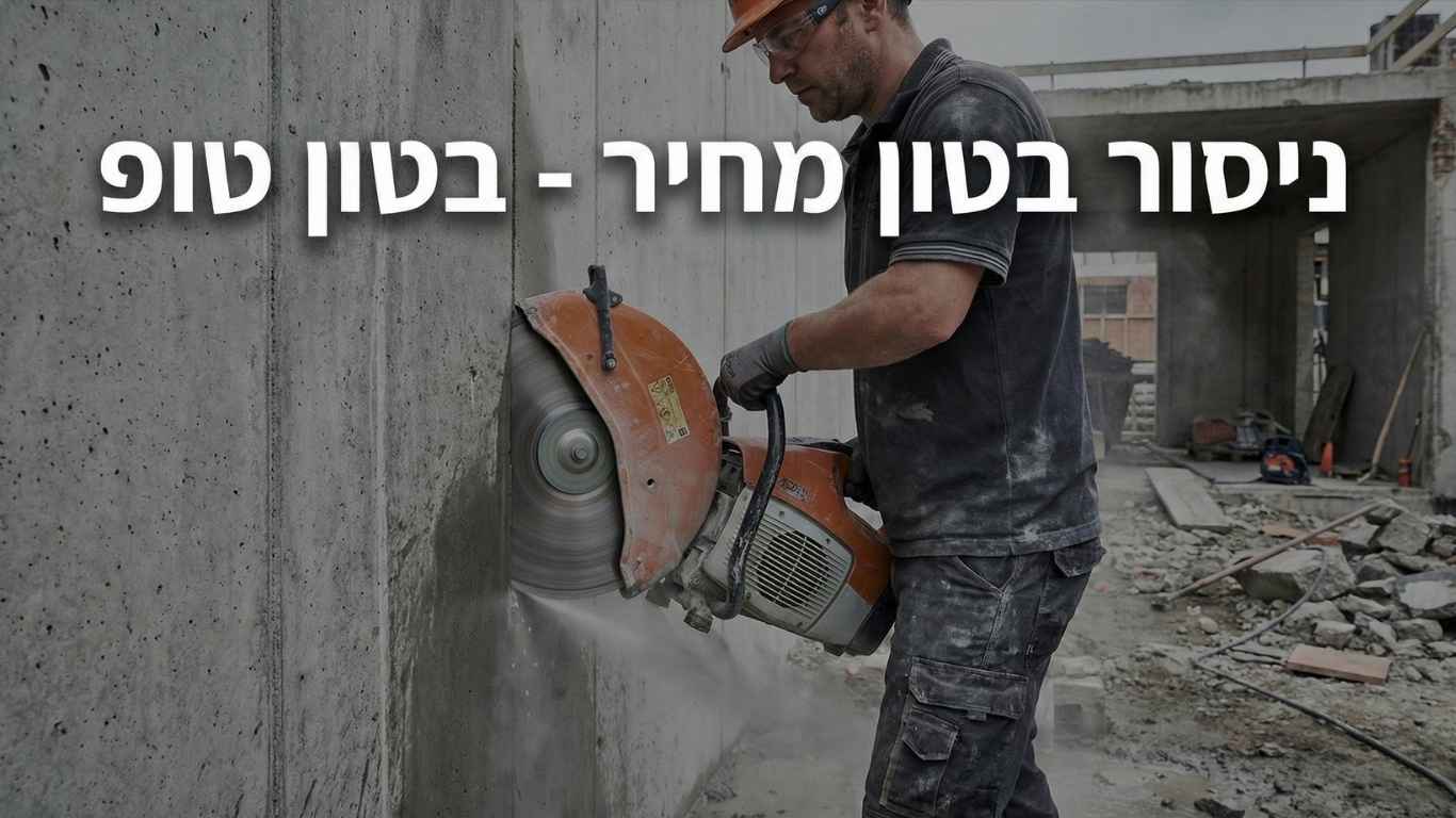 ניסור בטון מחיר